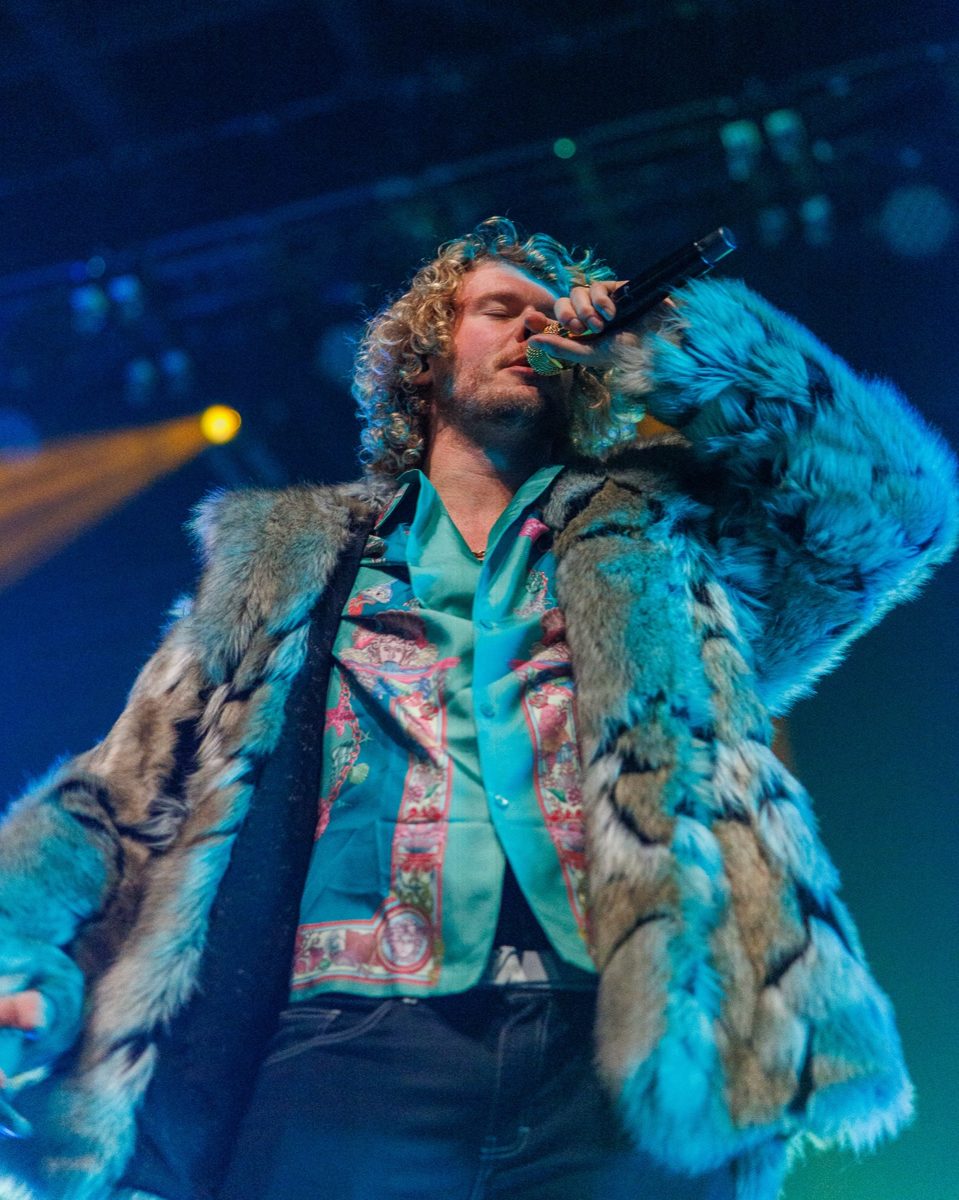 Yung Gravy performing live on stage
